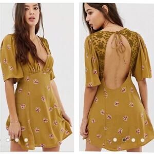 Free People Mockingbird Mini Dress Size 6